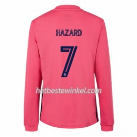 Real Madrid Eden Hazard 7 Voetbalshirts Uit 2020/21 - LS